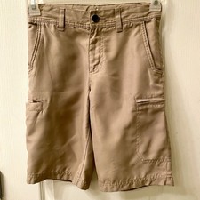 Urban Pipeline Cargo Shorts Boys Khaki Size 13 Regular Adjustable Waist