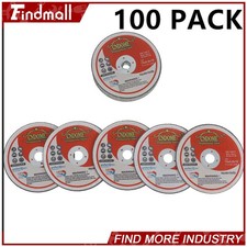 Findmall 100 Pack 3" x 1/32" x 3/8" Cut Off Wheel Die Grinder Metal Cutting Disc