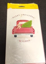 American Greetings Christmas Cards & Envelopes 8-Pack Money Gift Card Holder New