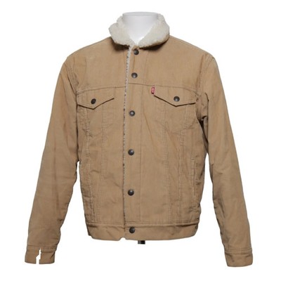 Levi's Premium, Gefütterte Jeansjacke, Herren, Größe: M, Beige #eVL