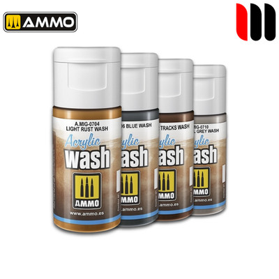 AMMO Acrylic Washes 15 ml