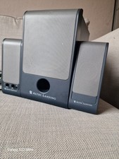 Altec Lansing VS2221  2.1 Channel Stereo Computer Amplifier + SPEAKERS & CABLES