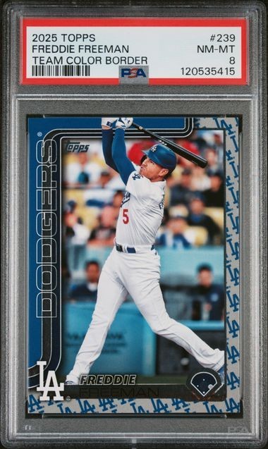 2025 Topps Series 1 - Freddie Freeman #239 Team Color for sale
