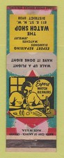 Matchbook Cover - The Watch Shop
