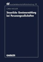 Steuerliche Gewinnermittlung Bei Personengesellschaften Carla MüLler