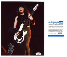 Emma Anzai ‘Evanescence’ Band Guitarist Signed 8x10 Photo ACOA Sick Puppies