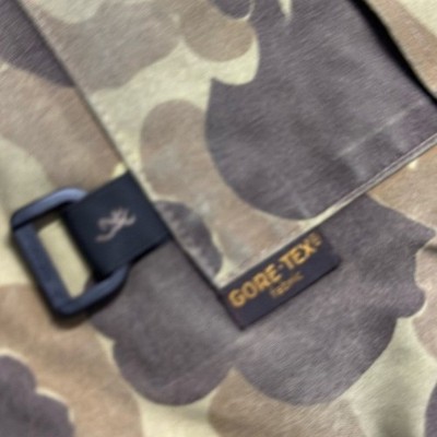 Vintage Browning Gore-Tex Duck Camo Hunting Jacket Mens XL full