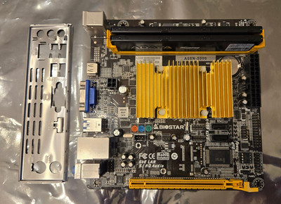 BIOSTAR A68N-5000 Mini ITX Motherboard w/ AMD A4-5000 Kabini APU + 4GB DDR3