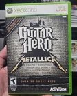 Guitar Hero: Metallica (Microsoft Xbox 360) CIB Complete Disc & Manual! Tested!