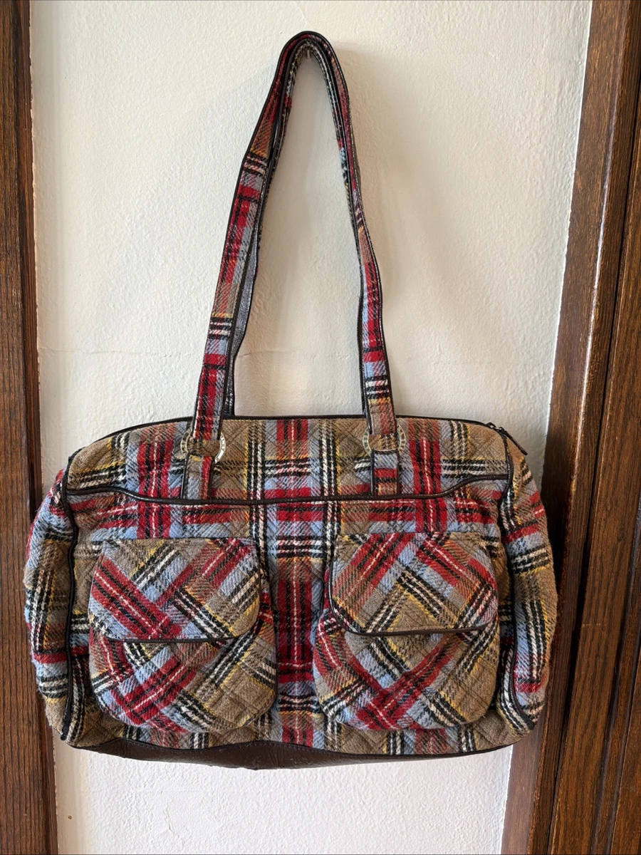 Zip Plaid Large Bags & Handbags for Women for sale | eBay
