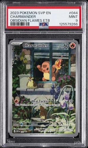 2023 POKEMON SVP EN-SV BLACK STAR PROMO #044 CHARMANDER PSA 9