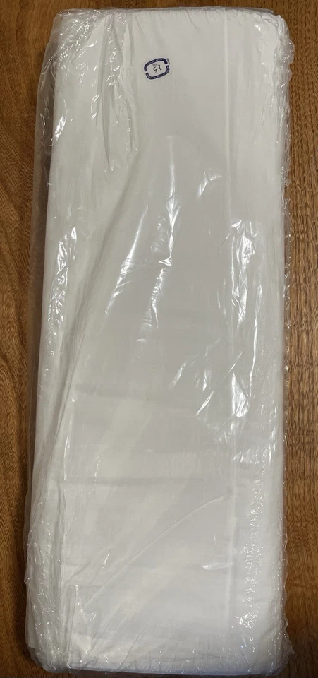 Sewing Muslin Fabric 100 Cotton Bleached Smooth Craft White 10 Yards 1 Bolt New - Image 2 of 2