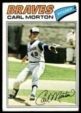 1977 Topps Carl Morton Atlanta Braves #24