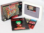 Sim City SNES Super Nintendo Complete CIB! Very Good Condition w/ Poster!