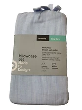 Standard Pillowcase Set - Easy Care - Light Blue - Made By Design