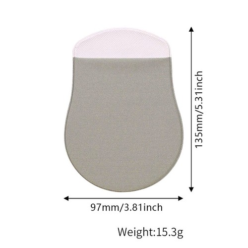 Slim Mouse Holder Adhesive Elastic Case Lycra Fabric Pocket For Wireless Mice-j - Picture 3 of 15
