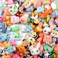 10 pc 3D Resin Flatback Hair Bow Centers mixed 3D resins, random sent