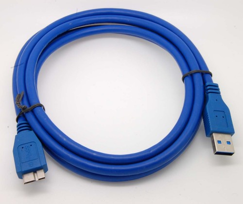 USB 3.0 PC Charger + Data SYNC Cable Cord For Sony HD-E2 B/S Portable Hard Drive - Picture 1 of 2