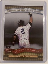 2010 Topps History of the World Series #HWS21 Derek Jeter - New York Yankees