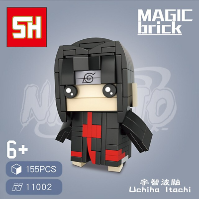 Minifigures Naruto Uzumaki Uchiha Itachi Sasuke Tokashi Kakashi Madara  Building Blocks Brinquedos Para Crianças - Escorrega o Preço