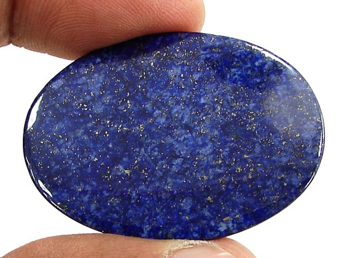71.25 Ct Natural Lapis Lazuli Loose Gemstone Cabochon Cab Wire Wrap Stone- 1536 - Picture 2 of 2
