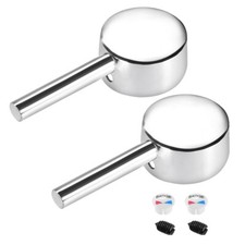 Faucet Lever Handle 40mm Cartridge Zinc Alloy Single Lever Faucet Handle 2 Pcs