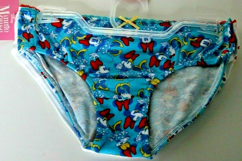 Disney Minnie Mouse Girls Underwear/Panty 2 pk Size M Tagless 100% Cotton NWT - Picture 2 of 2
