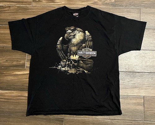 Harley Davidson Eagle Skull Dayton Ohio Buckeye Größe XXL