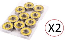CESFONJER lot de 2 x 10 PCS roulements à billes sans frottement ABEC 9 *NEUF*
