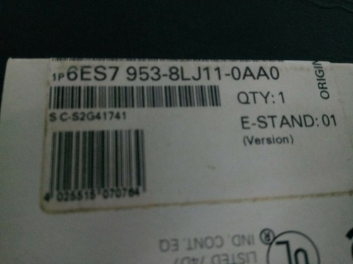 SEALED 512KB MMC 6ES7953-8LJ11-0AA0 6ES 7953-8LJ11-0AA0 6ES7 953-8LJ11-0AA0 - Picture 2 of 4