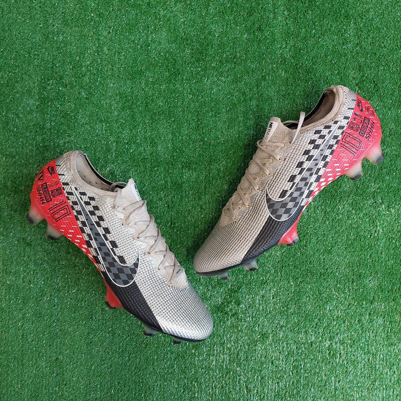 Nike Mercurial Vapor 13 Neymar Jr Elite FG Football Boots Size UK 10.5