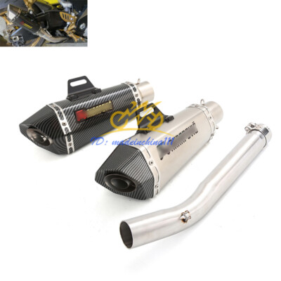 For Suzuki GSXR1000 2005-2006 Exhaust Mid Pipe Slip-on 51mm Mufflers DB Killer