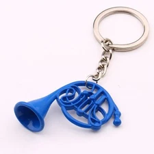 Blue French Horn Keychain How I Met Your Mother Ted Mosby Pendant Key Chain Gift