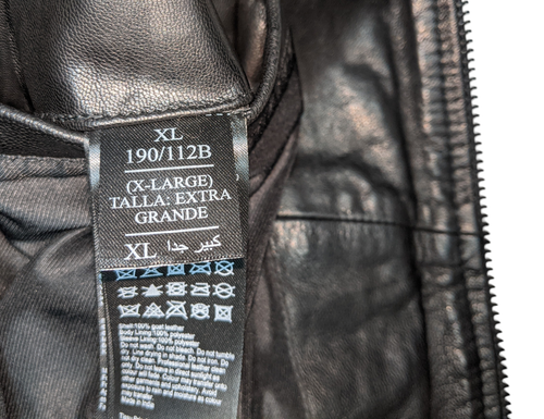 Rare CW Walker TX Ranger ALL SAINTS Leather Jacket Mens Sz XL Clint Goat Lark - Picture 16 of 20