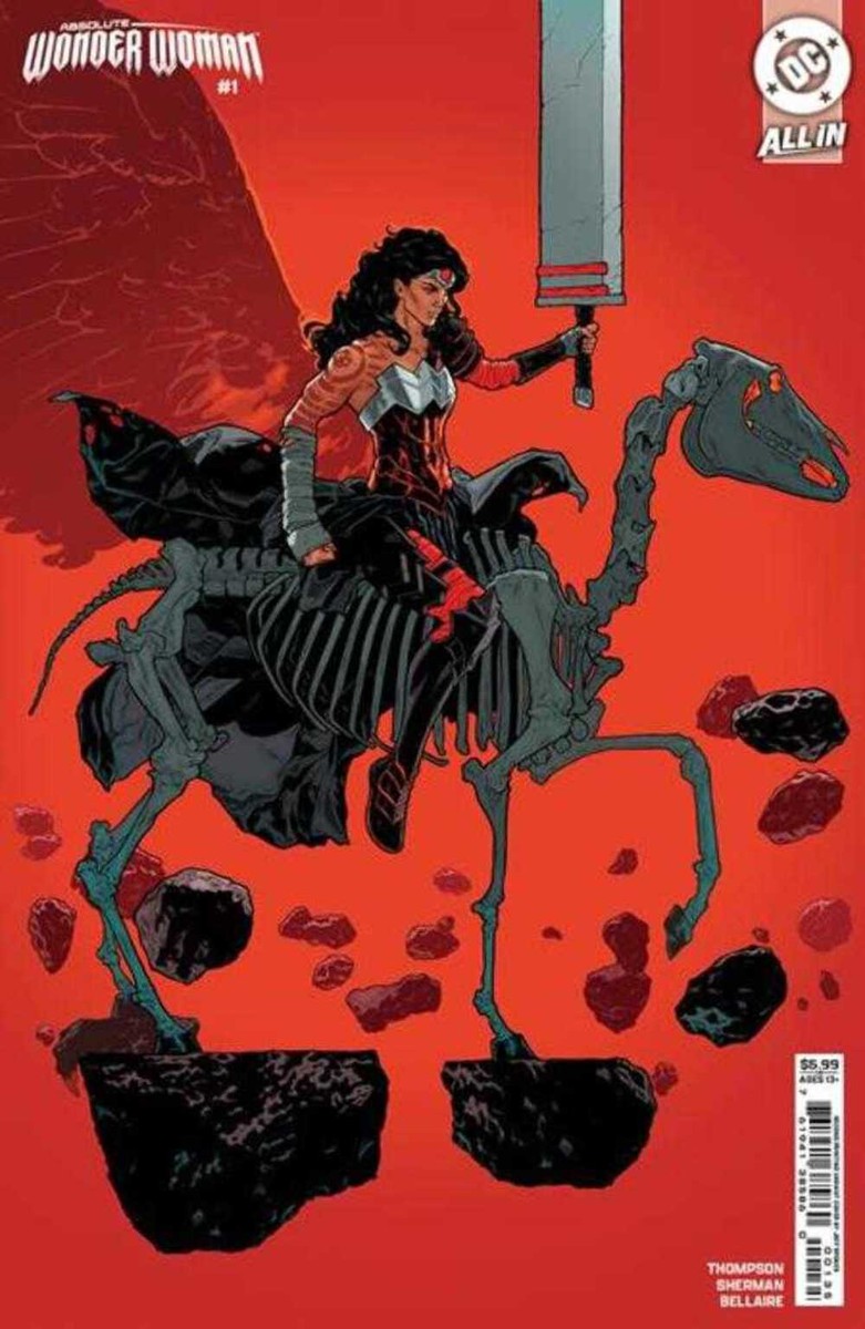 Absolute Wonder Woman #1 Second Printing Jeff Spokes Cardstock