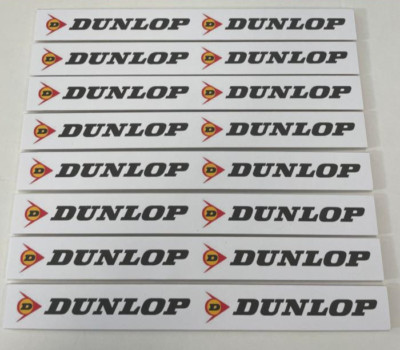 Greenhills Slot Car Pit Wall - Dunlop x 6 1:43 Scale - Brand New - MACC880