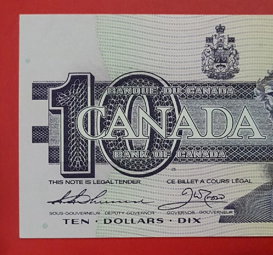 1989 CANADA $10 DOLLARS aUNC {BC-57a}   (Thiessen/Crow) - Image 3 of 4