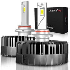 LASFIT 9012 Proseries LED Bulbs High Low Beam Headlights 10000lm Bright White