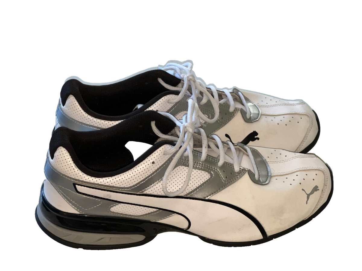 Puma Mens Tazon 6 FM 189873-01 White Casual Shoes Sneakers