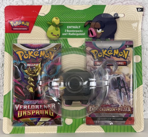 Pokemon Booster Selection Sword Shield Crimson Purple German Single Booster Lot of 2 - Picture 7 of 27