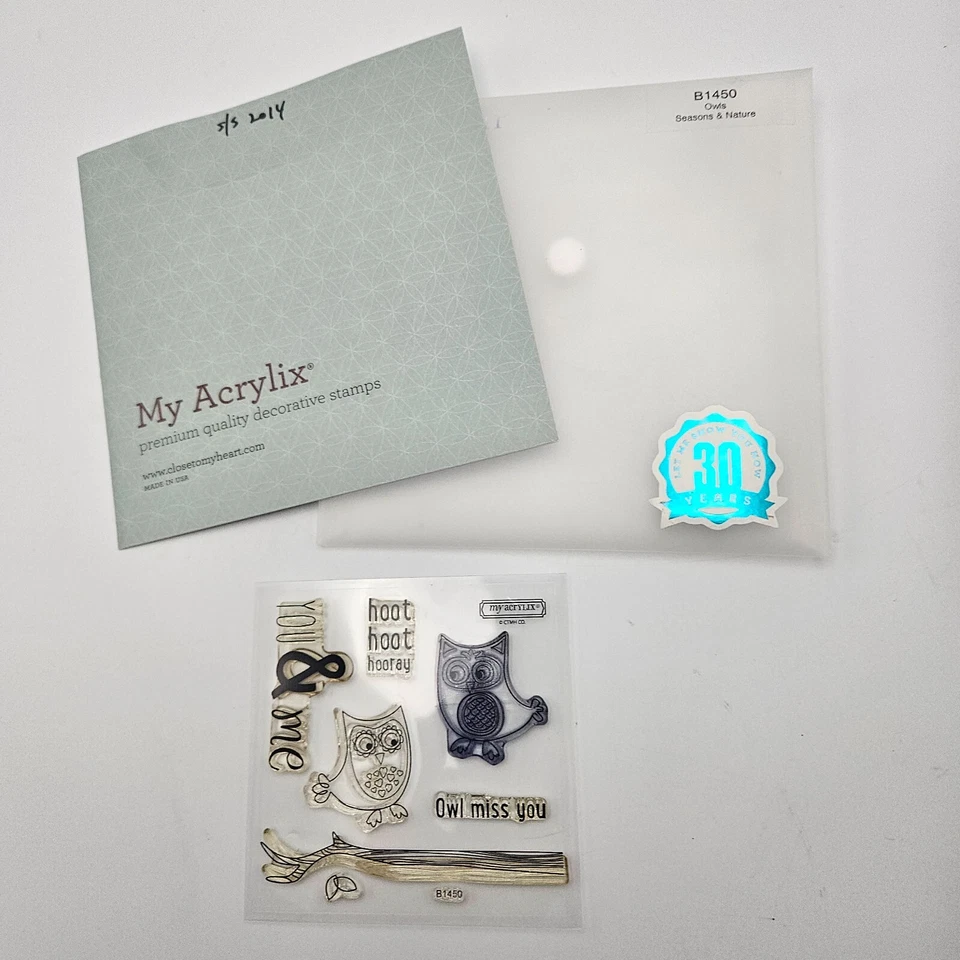 Juego de estampillas temáticas de Halloween Close to My Heart My Acrylix CTMH - Tú eliges el diseño Foto 4 de 4