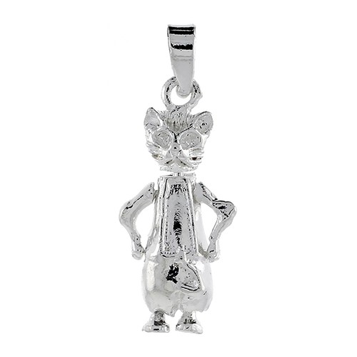 Lot 3 Pendentifs Animaux 925 Argent Sterling - Chat Chien Luciole Papillon Pour Bracelet Collier