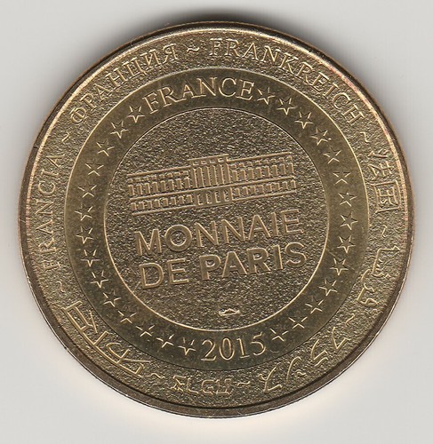 A 2015 TOKEN MEDAILLE MONNAIE DE PARIS - 25 200 N°3 MONTBELIARD / VACHE - Picture 2 of 2