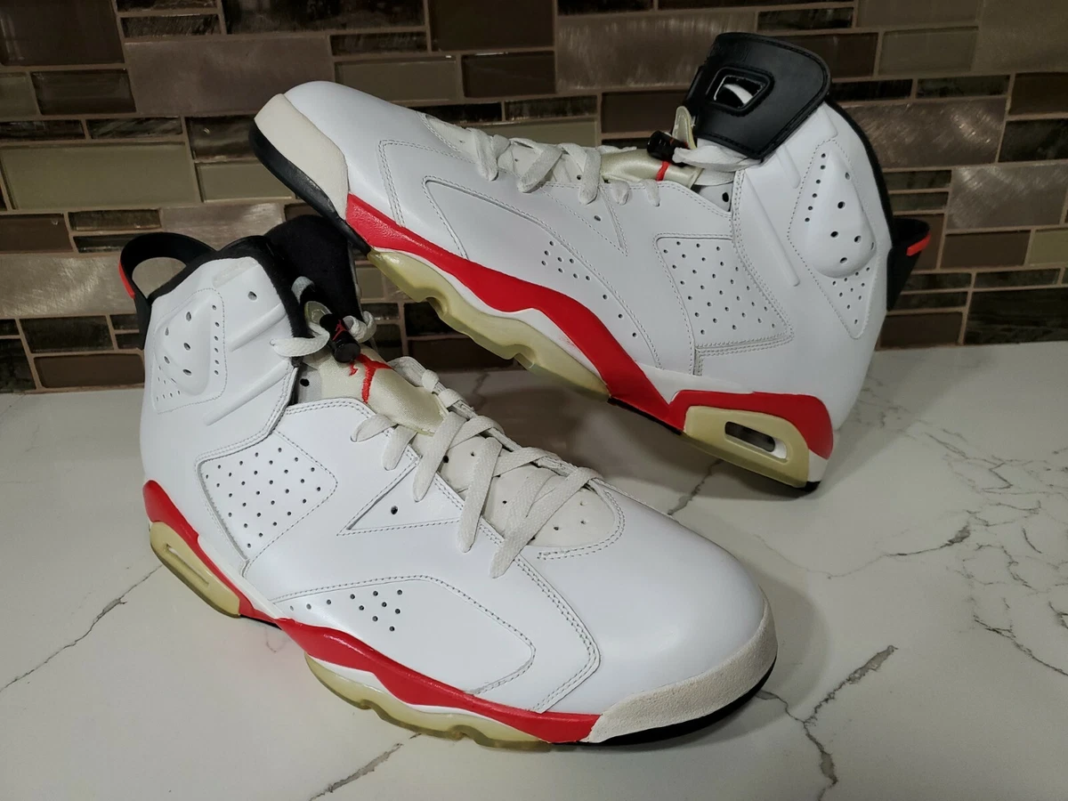 2010 Nike Air Jordan 6 VI INFRARED Pack White Size 18
