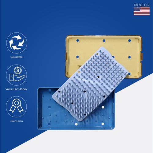 Plastic Sterilization Tray 160 x 90 x 22mm Surgical Instruments Disinfection Box - Picture 3 of 3