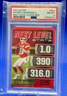 2021 Panini Score - Patrick Mahomes II #NL2 "Next Level Stats-Red" (PSA8)