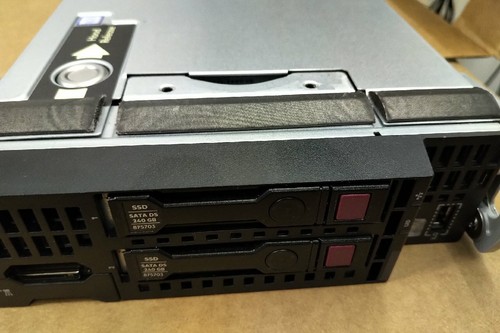 HPE HP BL460c G10 Gen10 Blade 2x Intel 6148 192GB 2x 800GB SSD 650FLB 863442-B21 - Picture 2 of 11