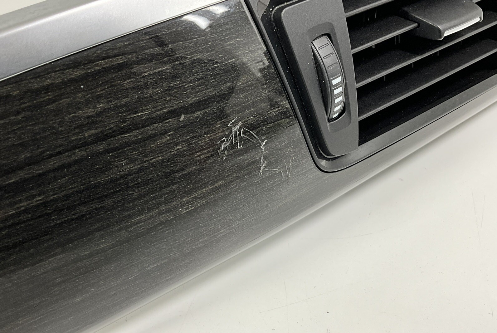 2013 335XI BMW Dash Vent Trim Bezel DARK WOOD GRAIN 921855215 OEM