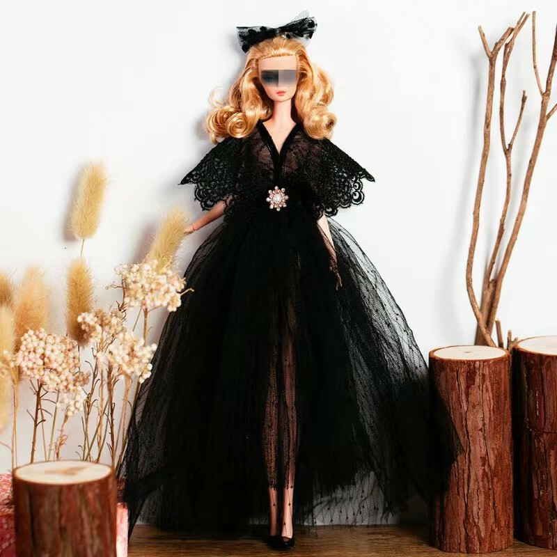 Black 1/6 BJD Clothes 11.5