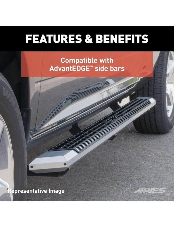 Soportes de montaje de acero ARIES 2055130 VERSATRAC para Honda Ridgeline 17-18 Foto 2 de 4